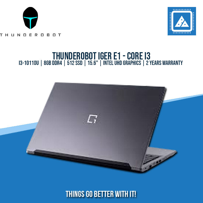 THUNDEROBOT IGER E1 I3-10110U/8GB/512 SSD | BEST FOR STUDENTS LAPTOP THUNDEROBOT IGER E1 I3-10110U/8GB/512 SSD | BEST FOR STUDENTS LAPTOP